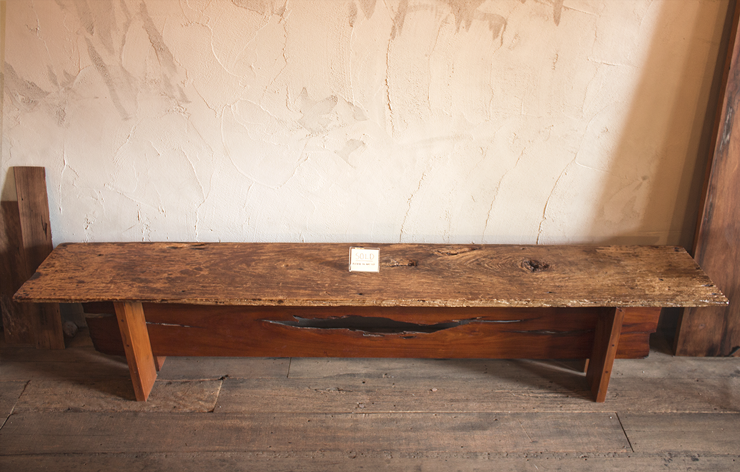 image of a long timber bench seat designed by nott (vachira tongrow) from his if i were a carpenter collection