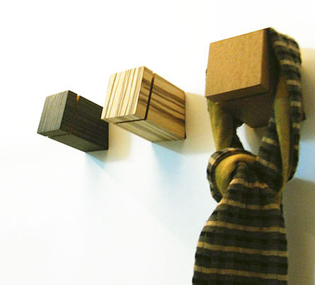 image of charcoal line designed wall mounted coat hangers